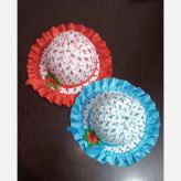 کلاه حصیری دخترانه تابستانی ارسال رایگان