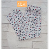 شلوار نخ پنبه چاپی بچگانه ارسال رایگان