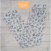 شلوار نخ پنبه چاپی بچگانه ارسال رایگان