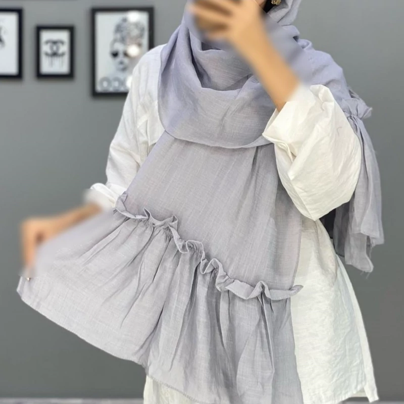 شال نخی اسلپ دامنی زنانه