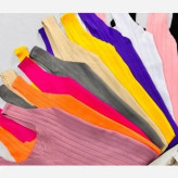 تاپ بافت یقه دلبری زنانه عمده فری سایز ۳۶ تا ۵۰ | ارسال رایگان