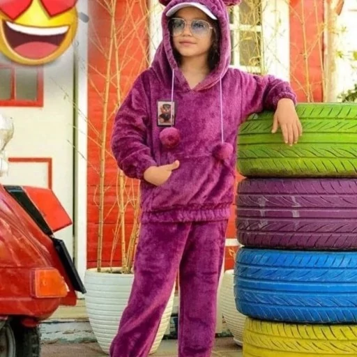 ست هودی و شلوار تدی بچگانه