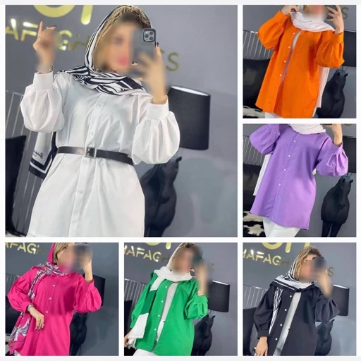 شومیز ساده زنانه و دخترانه داکرون