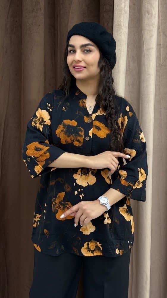 شومیز بی بی گل زنانه پک 3تایی عمده